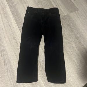 Carters 5t corduroy pants black